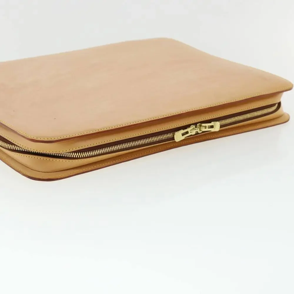 LOUIS VUITTON Valtec Briefcase Nomad Leather Beige M99071